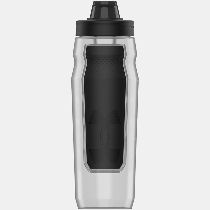 Under Armour  Playmaker Squeeze 32 oz. Water Bottle Clear / Black / Black